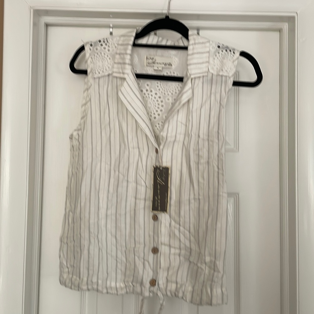 Vintage Havana button down blouse